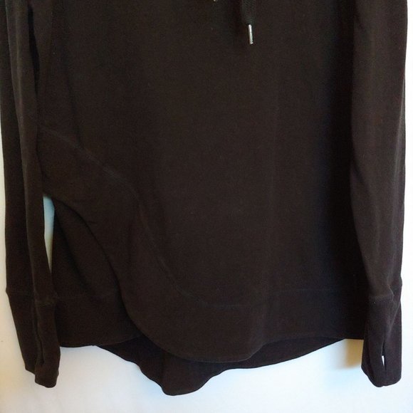 Sweaty Betty Black black long sleeve hoodie made in Italy Small - Picture 7 of 15